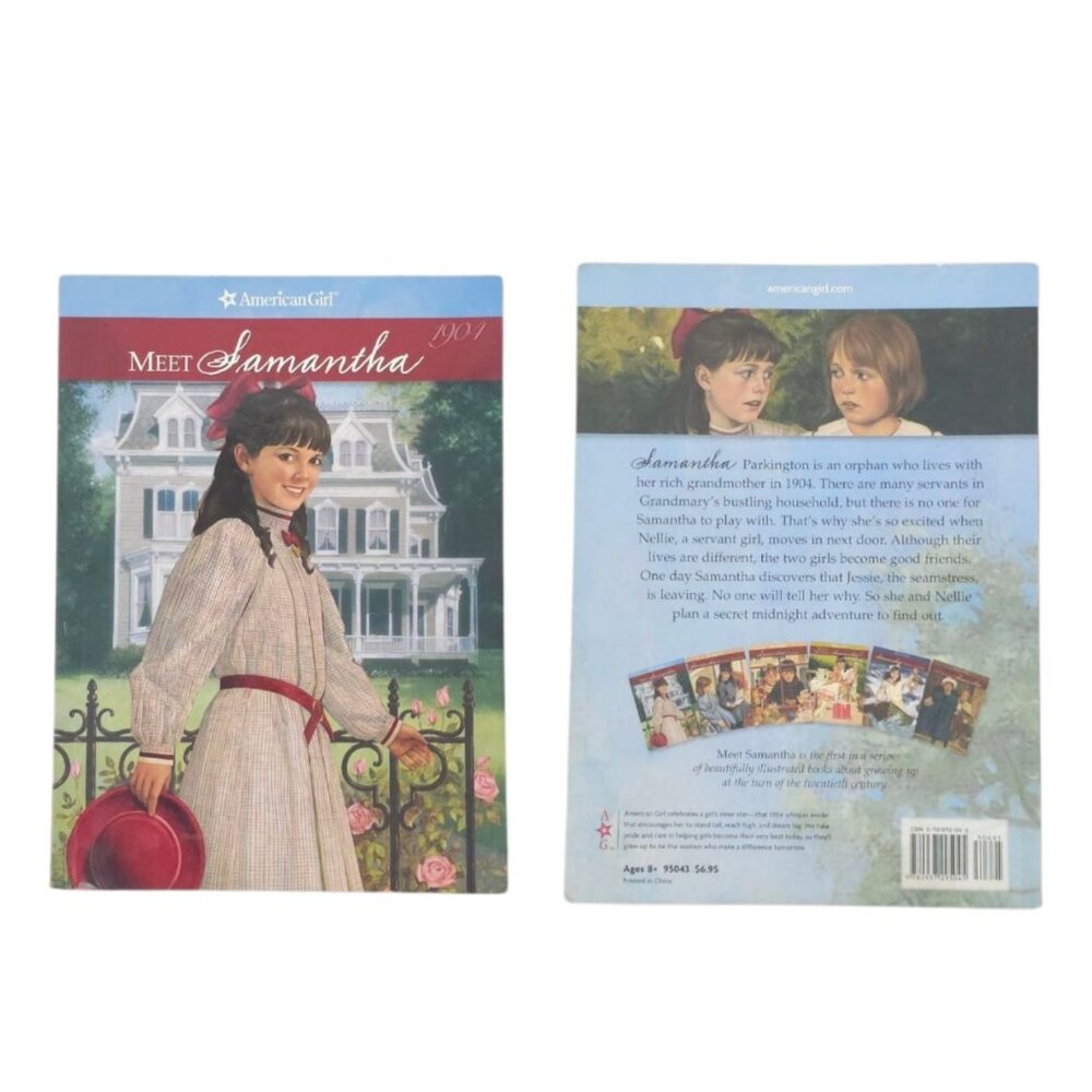 American Girl Meet Samantha Surprise 1904 Paperback Book Lot Of 2 Adler Schur - Picture 4 of 13